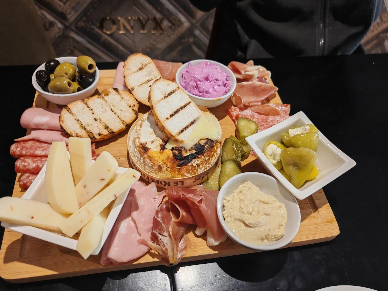 Antipasti sharing board with Italian starters